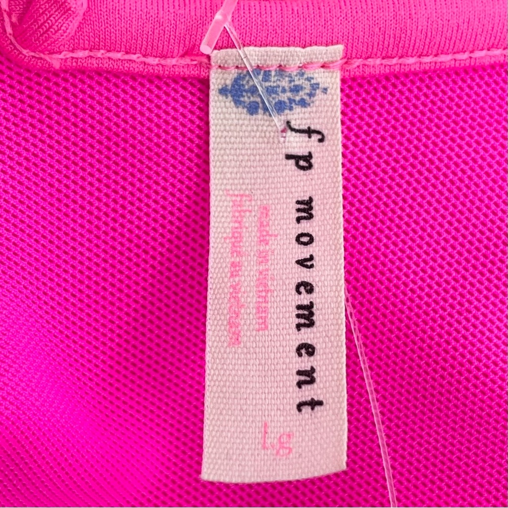 NWT Free People Movement Virgo Performance Yoga Crop Top in Tropical Pink *RARE* - Picture 8 of 10